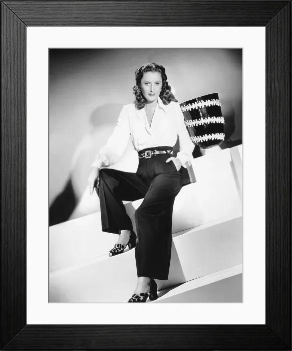 Framed Print : Barbara Stanwyck, mid 1940s