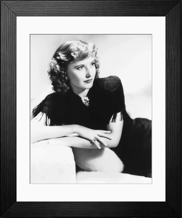 Framed Print : Barbara Stanwyck, 1938