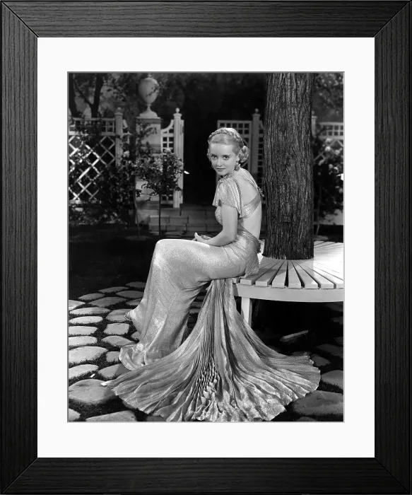 Framed Print : Bette Davis in the 1930s