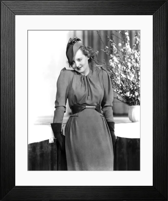 Framed Print : Bette Davis, ca. 1937