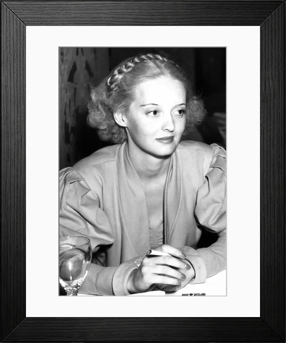 Framed Print : Bette Davis, 1934