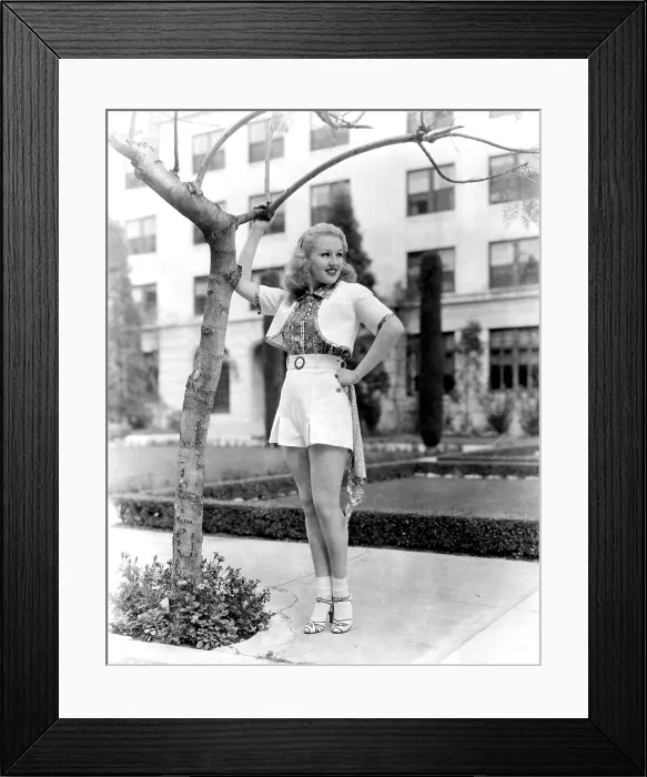 Framed Print : Betty Grable, ca. 1935-37 Framed Print : Betty Grable, ca. 1935-37