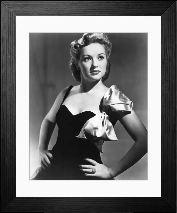 Framed Print : Betty Grable, circa 1940s