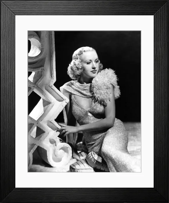 Framed Print : Betty Grable, ca. 1935-37