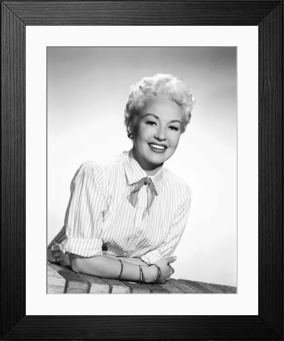 Framed Print : Betty Grable, 1954