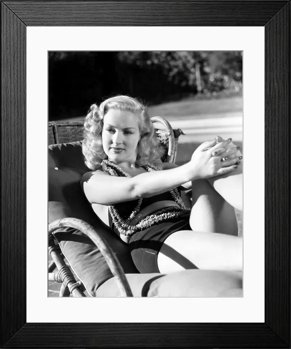 Framed Print : Betty Grable, ca. early 1940s