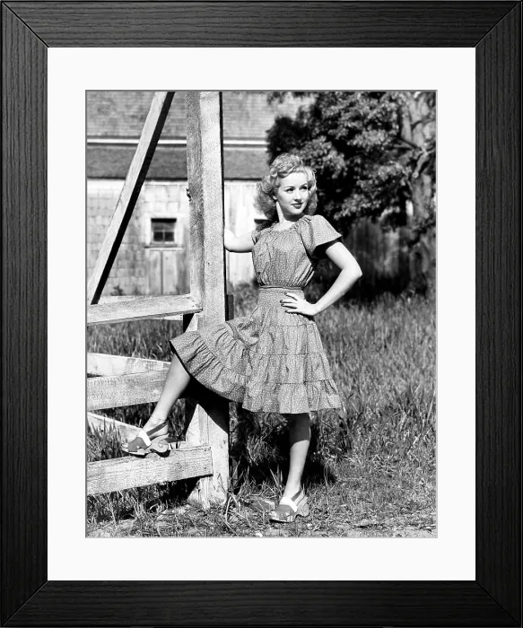 Framed Print : Betty Grable, ca. late 1930s