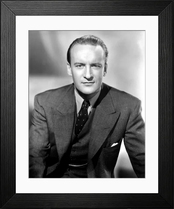 Framed Print : George Sanders, ca. 1941