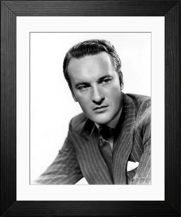 Framed Print : George Sanders, ca. 1940s Framed Print : George Sanders, ca. 1940s