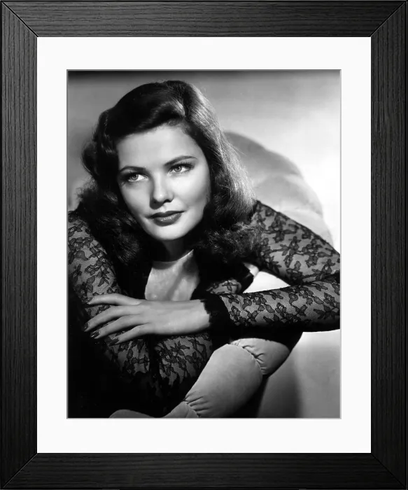 Framed Print : Gene Tierney Framed Print : Gene Tierney