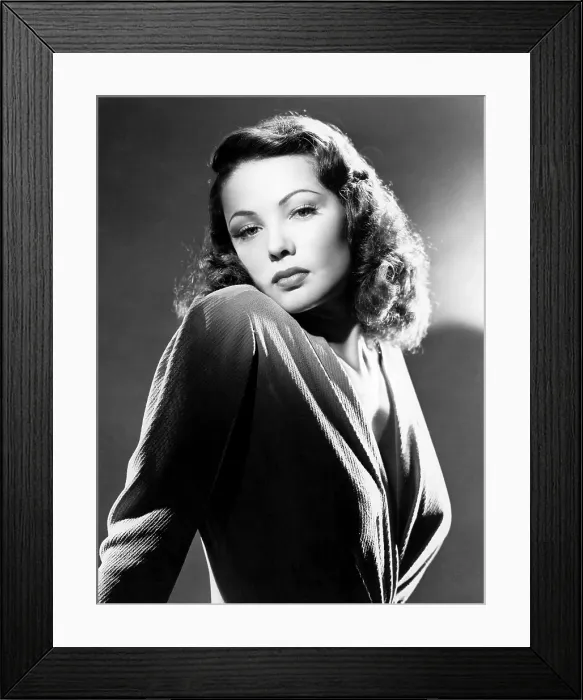 Framed Print : Gene Tierney, 1940s. TM and Copyright (c) 20th Century-Fox Film Corp. All Rights Reserved Framed Print : Gene Tierney, 1940s. TM and Copyright (c) 20th Century-Fox Film Corp. All Rights Reserved