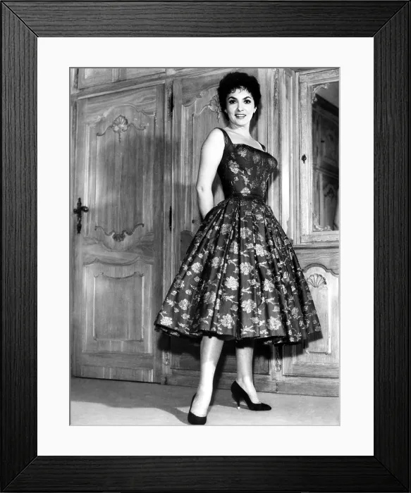 Framed Print : Gina Lollobrigida, 1950s