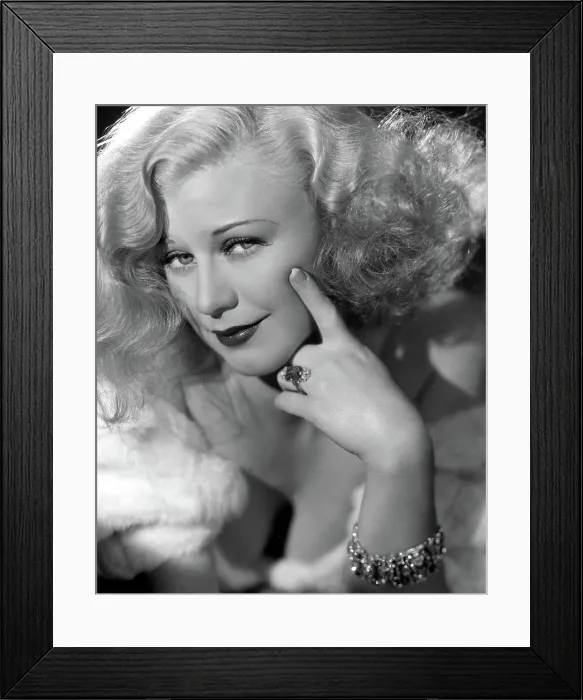 Framed Print : Ginnger Rogers, portrait Framed Print : Ginnger Rogers, portrait