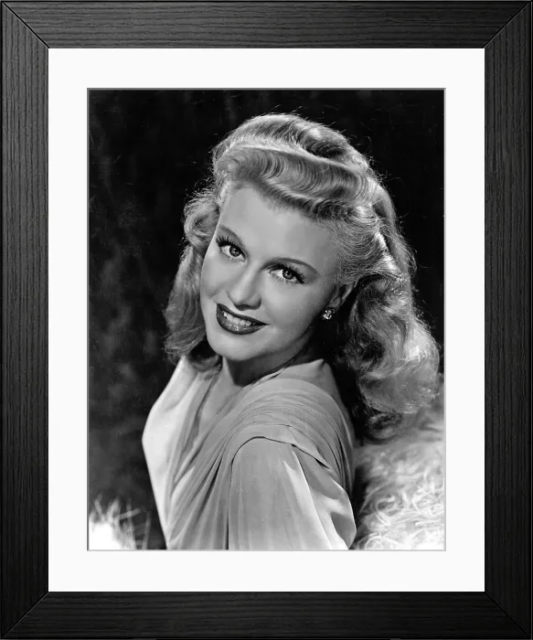 Framed Print : Ginger Rogers, portrait, c.1945 Framed Print : Ginger Rogers, portrait, c.1945