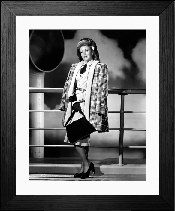 Framed Print : GINGER ROGERS, in an RKO portrait, c. 1942