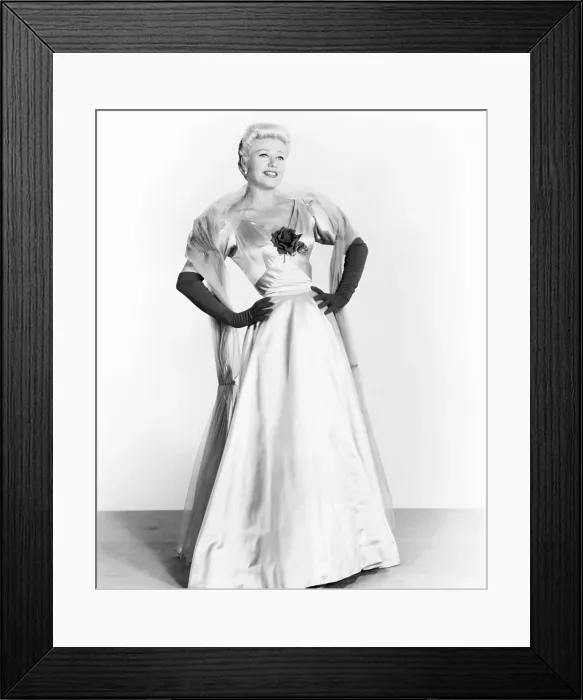 Framed Print : Ginger Rogers, 1956