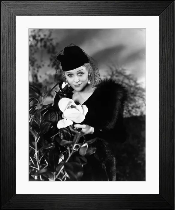 Framed Print : Gloria Stuart, ca. mid-1930s