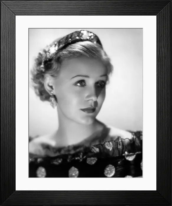 Framed Print : Gloria Stuart, 1934