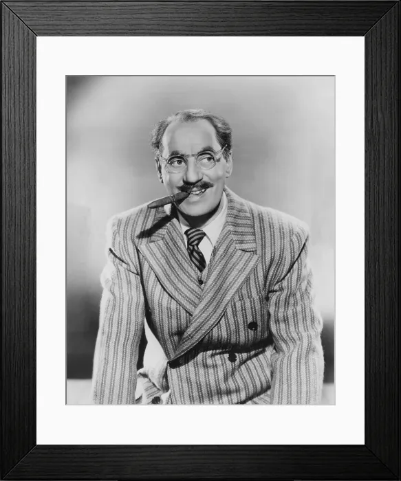Framed Print : Groucho Marx, late 1940s