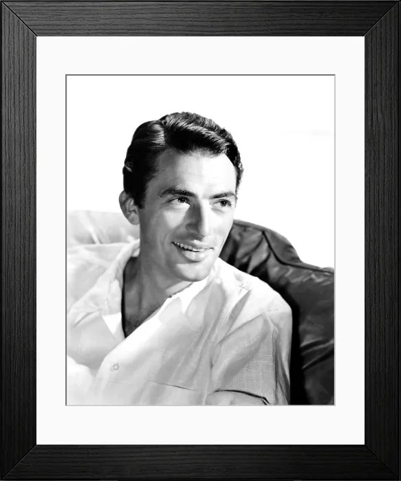Framed Print : Gregory Peck, ca. late 1940s Framed Print : Gregory Peck, ca. late 1940s