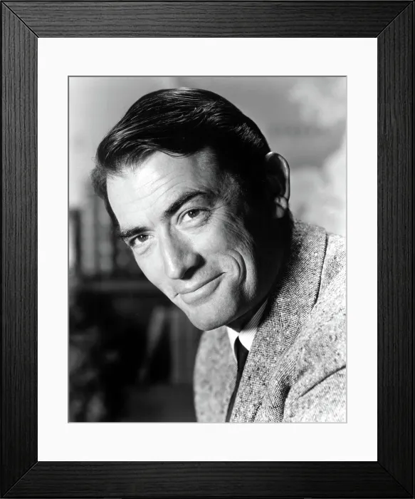 Framed Print : Gregory Peck in an undated portait Framed Print : Gregory Peck in an undated portait