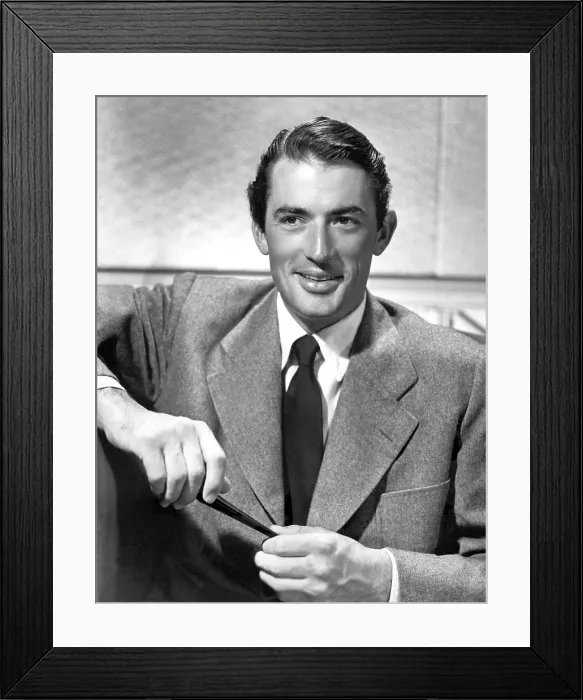 Framed Print : Gregory Peck, 1947