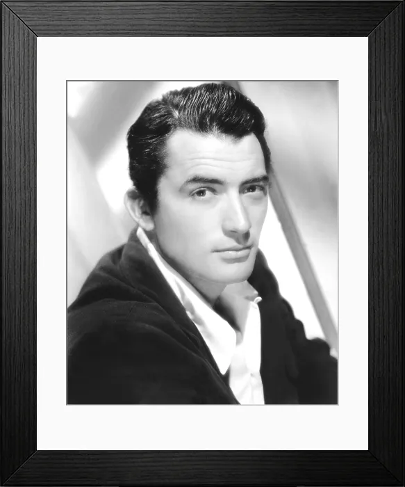 Framed Print : GREGORY PECK, (publicity for THE MACOMBER AFFAIR), 1947 Framed Print : GREGORY PECK, (publicity for THE MACOMBER AFFAIR), 1947