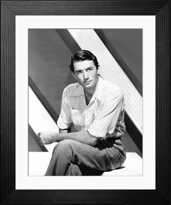 Framed Print : Gregory Peck, 1947