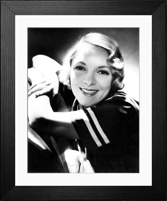Framed Print : Helen Hayes, 1933 portrait by George Hurrell