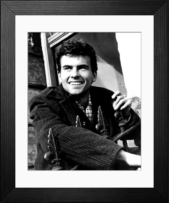 Framed Print : HORST BUCHHOLZ, early 1960's portrait