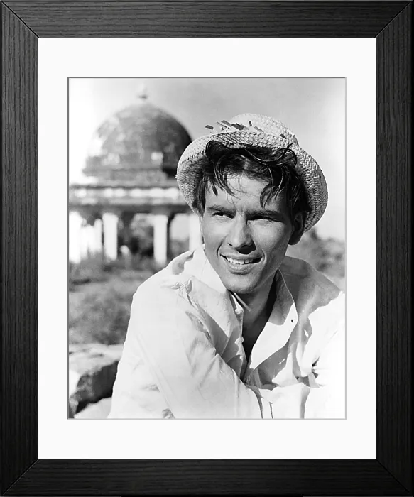 Framed Print : HORST BUCHHOLZ, early 1960's portrait