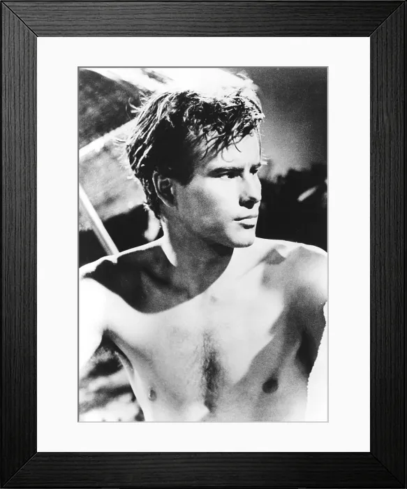 Framed Print : HORST BUCHHOLZ, early 1960's portrait, circa ONE, TWO, THREE