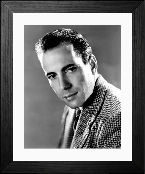 Framed Print : HUMPHREY BOGART, headshot