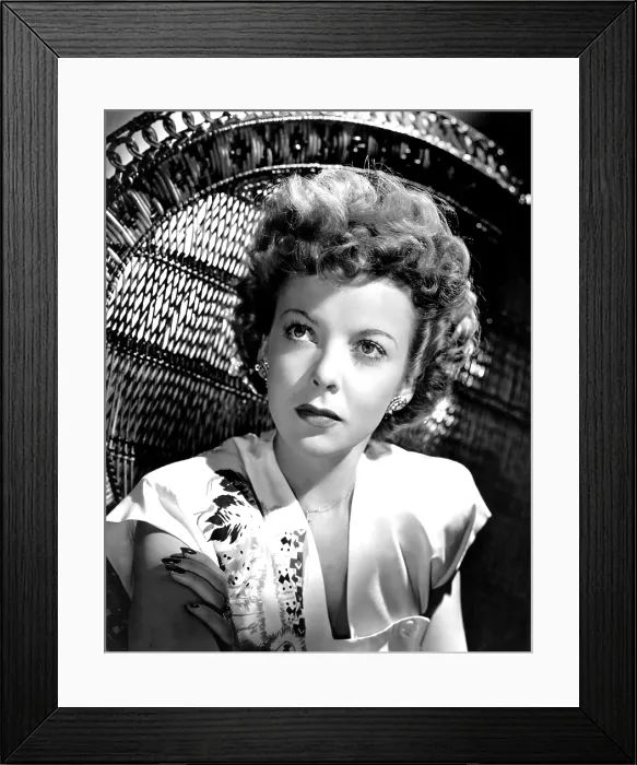 Framed Print : IDA LUPINO, portrait