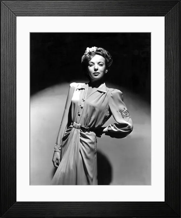 Framed Print : IDA LUPINO, portrait Framed Print : IDA LUPINO, portrait
