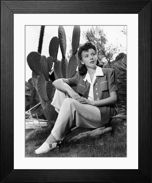 Framed Print : IDA LUPINO, portrait used in Photoplay May 1941