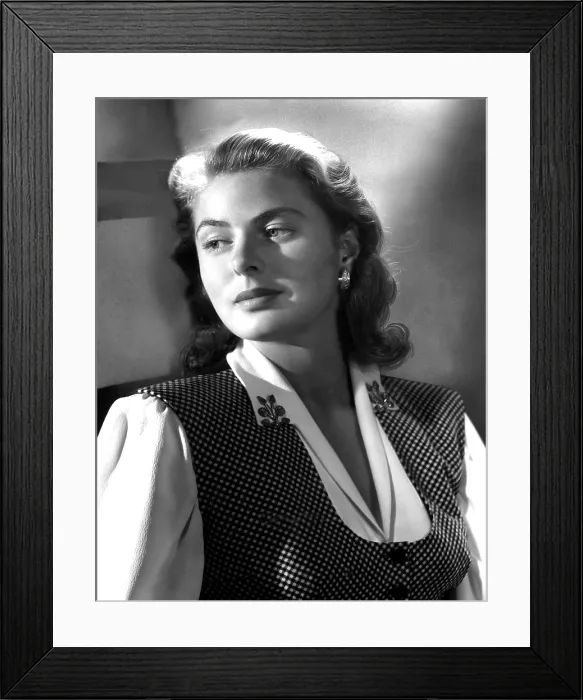 Framed Print : INGRID BERGMAN, portrait Framed Print : INGRID BERGMAN, portrait