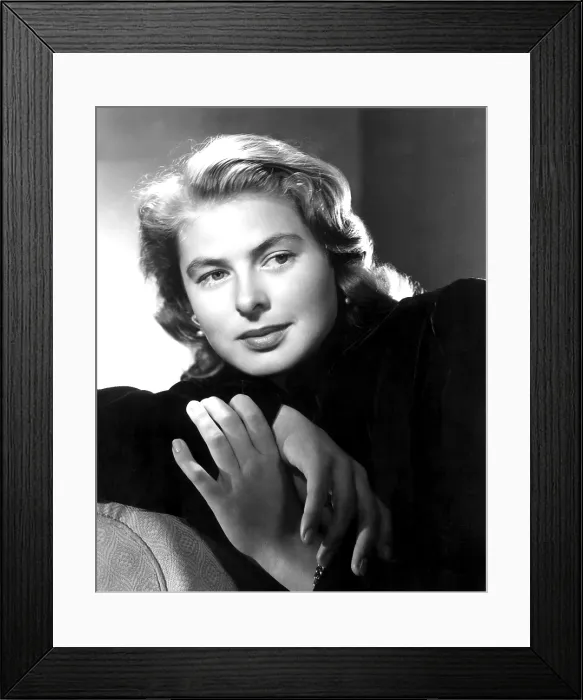 Framed Print : INGRID BERGMAN, portrait Framed Print : INGRID BERGMAN, portrait
