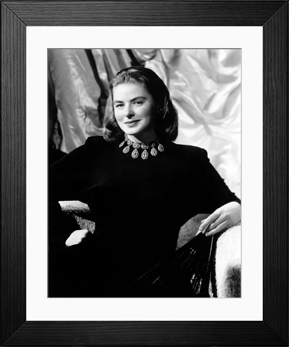 Framed Print : INGRID BERGMAN, portrait