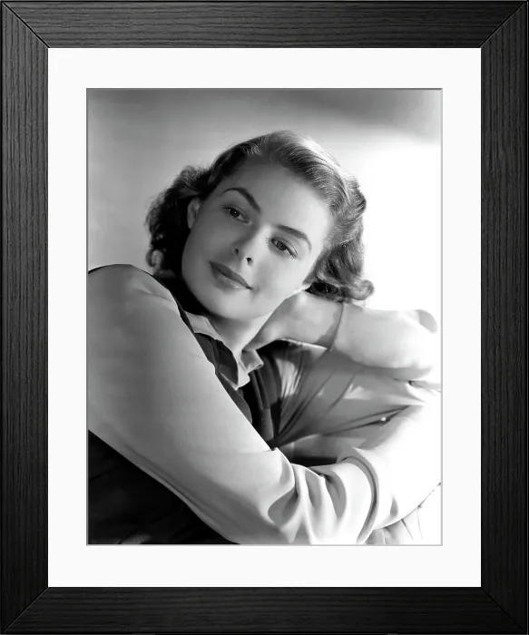 Framed Print : INGRID BERGMAN, portrait