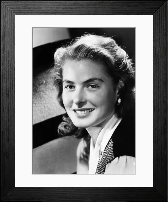 Framed Print : Ingrid Bergman, late 1940s