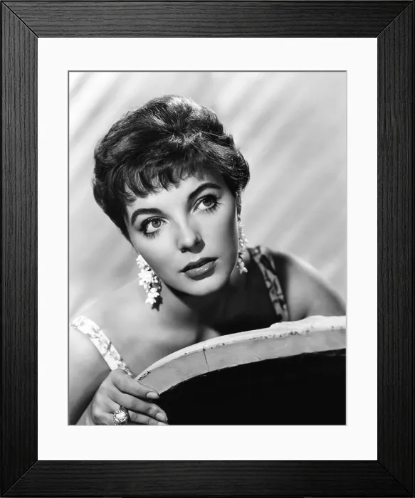 Framed Print : Joan Collins, ca. late 1950s Framed Print : Joan Collins, ca. late 1950s