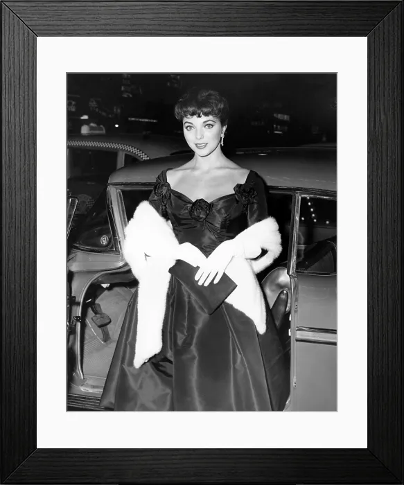 Framed Print : Joan Collins, ca. late 1950s