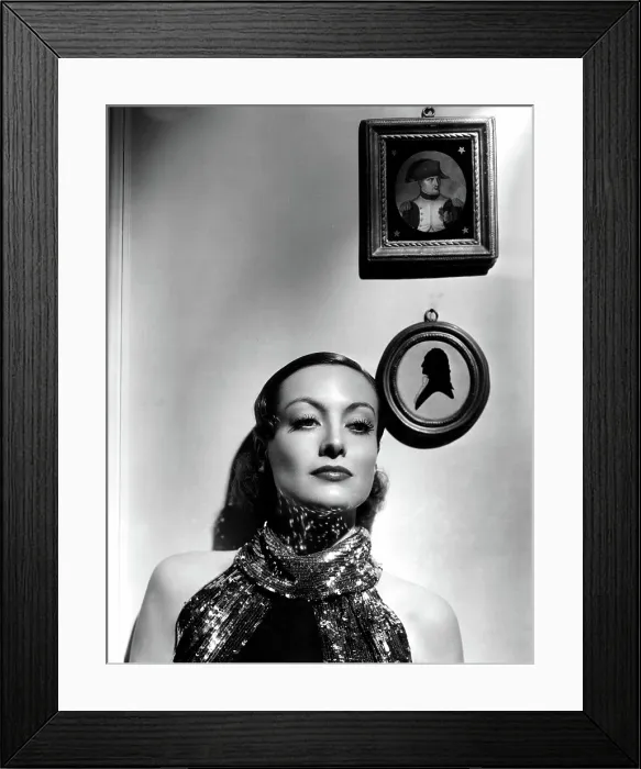 Framed Print : JOAN CRAWFORD, 6 / 22 / 34 Framed Print : JOAN CRAWFORD, 6 / 22 / 34