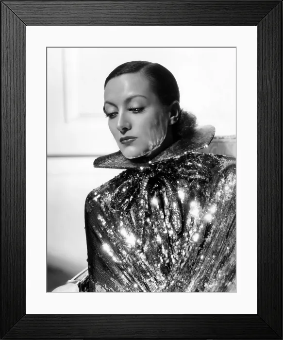 Framed Print : Joan Crawford, 1934, photo by Hurrell
