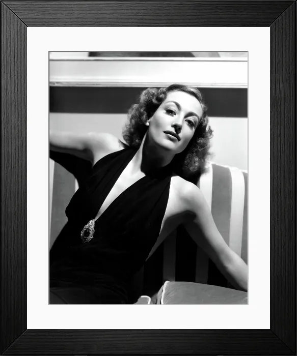 Framed Print : Joan Crawford, 1936, photo by Hurrell