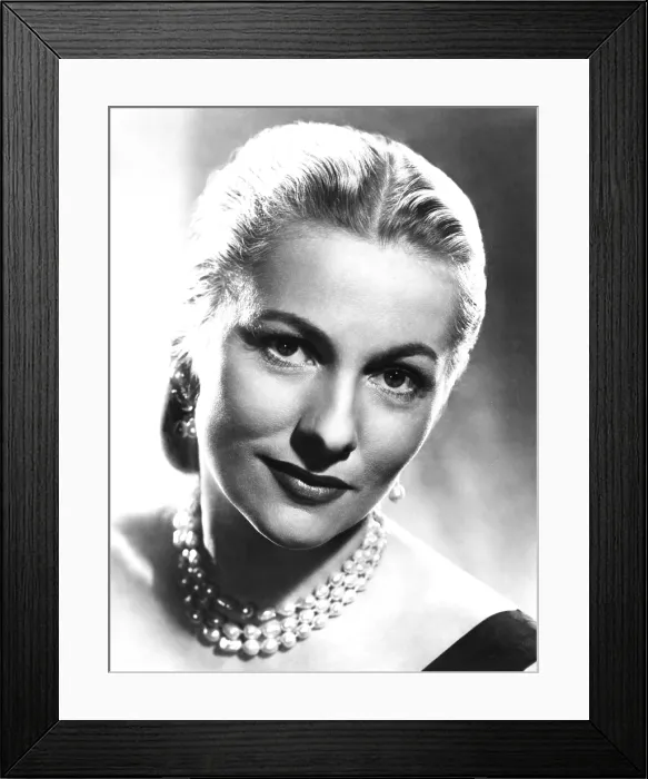 Framed Print : Joan Fontaine, 1950s