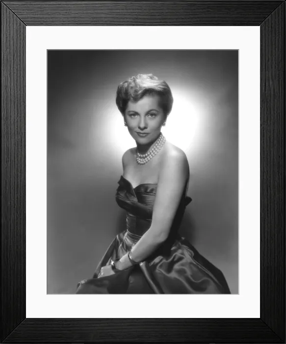 Framed Print : Joan Fontaine, ca. 1950s Framed Print : Joan Fontaine, ca. 1950s