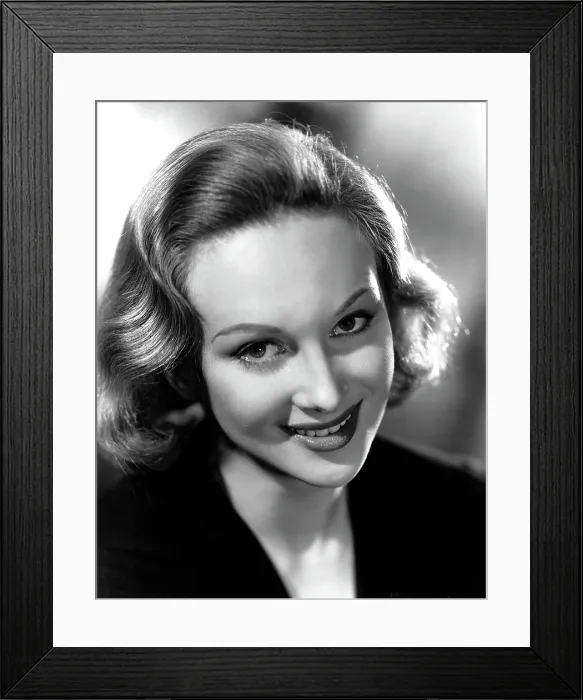 Framed Print : Joan Greenwood, ca. 1940s Framed Print : Joan Greenwood, ca. 1940s