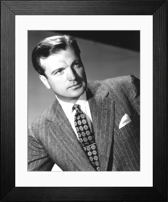 Framed Print : John Loder, Warner Brothers, 1941